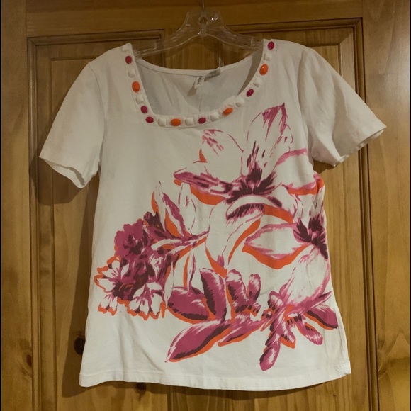 Palm Island | Tops | Palm Island Short Sleeve Tee Sz Misses 8 | Poshmark